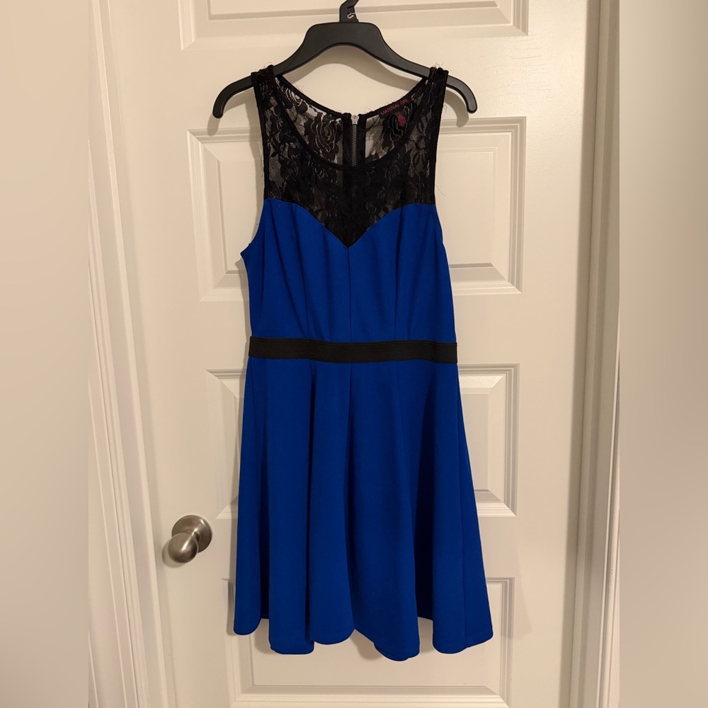 Material Girl Black Lace Dress